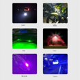 thumbnail image 4 of Paquete de 4 luces estroboscópicas LED inalámbricas de alto brillo, luces intermitentes recargables por USB de 7 colores, señal nocturna para conducir, 4 of 5