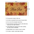 thumbnail image 4 of RugSmith Anti-Slip PVC Coir Machine Doormat Tufted Hello Fall, Natural, 18"x30", 4 of 5