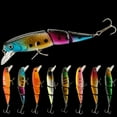 thumbnail image 2 of 2pc Fishing Lures Jigs Three-Section Minnow Realistic Surface Hard Multi-Section Fish Imitation Bait, 2 of 9