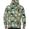 thumbnail image 5 of Hoodies for Men - Animal Heads Long Sleeve Comfrt Men'S Fashion Hoodies & Sweatshirts, Sweatshirts for Men Hoodies Pullover Clothing Clothes with Pouch, 5 of 7