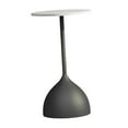 thumbnail image 3 of DOLITY Small Round Side Table Ornament Coffee Table for Indoor Balcony Living Room black white marble, 3 of 9