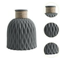 thumbnail image 6 of deevoka Flower Vase Birthday Gift Decorative Vase for Living Room Dinner Table Party Gray, 6 of 9