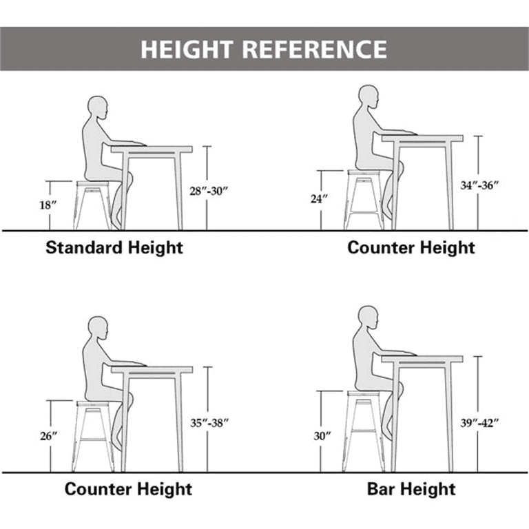 Andeworld 26 Metal Barstools Set of 4 Counter Height Bar Stools with Back Wood Top Low Back Brushed Gray Walmart