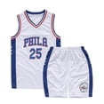 thumbnail image 1 of 76ers Simmons Jersey /children's Basketball Uniform Set Kids/white, 1 of 3