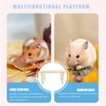thumbnail image 3 of Myenne Hamster Play Platform Small Pet Cage Platform Wooden Platform Hamster Cage Shelf for Hamster Squirrel Gerbil Chinchilla Parrots, 3 of 10