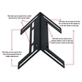 thumbnail image 4 of Computer Cooling Fan Holder, Thickened Stainless Steel Chassis Fan Mount Rack for 8cm 9cm 12cm Fans, Screw Hole Fixture, Heat Dissipation and Noise Reduction, 4 of 8