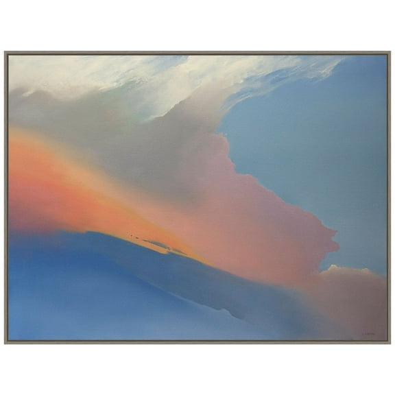 Amanti Art Gulfstream Clouds Framed Canvas Wall Art Print