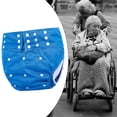 thumbnail image 3 of Pañal de tela para adultos PUL impermeable ajustable, reutilizable, económico, seda de hielo Yuyangstore Pañal adulto, 3 of 8