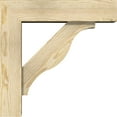 thumbnail image 3 of Ekena Millwork 6"W x 22"D x 22"H Funston Block Rough Sawn Bracket w/ Offset Brace, Douglas Fir, 3 of 25