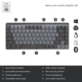 thumbnail image 6 of Logitech MX Mechanical Mini Wireless Illuminated Keyboard, Clicky Switches, Backlit, Bluetooth, USB-C, macOS, Windows, Linux, iOS, Android, Graphite, 6 of 15