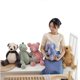 thumbnail image 2 of Plush doll cartoon animal doll dinosaur pig elephant bear panda plush toy childrens gift, 2 of 5