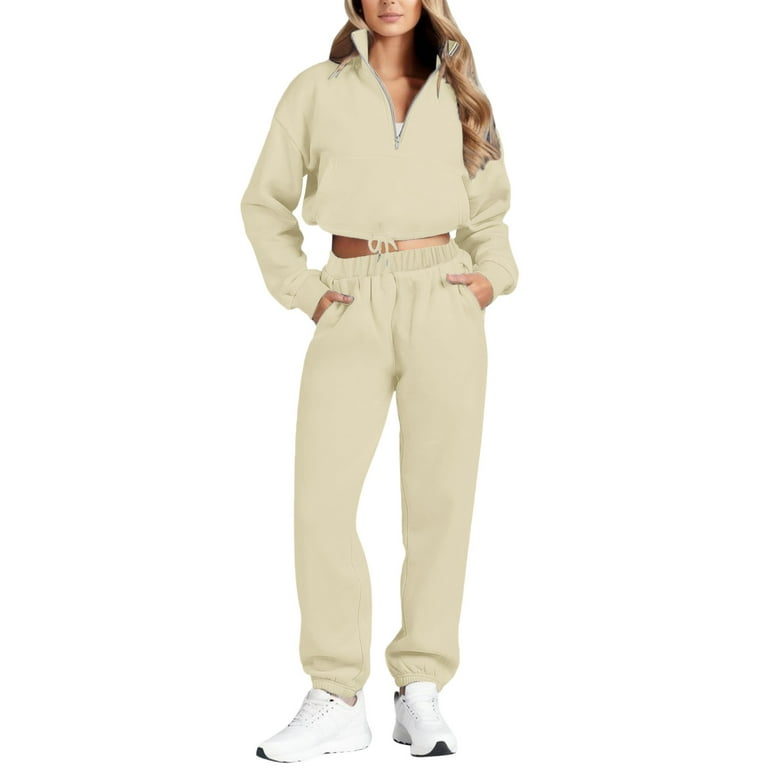 PMUYBHF Womens 90S Outfit Tracksuit Women Two Piece Outfits Long