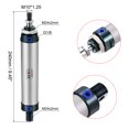 thumbnail image 2 of Uxcell 32mm Bore 100mm Stroke Pneumatic Air Cylinder with Y Connector and 4Pcs Quick Fitting Set, 2 of 6