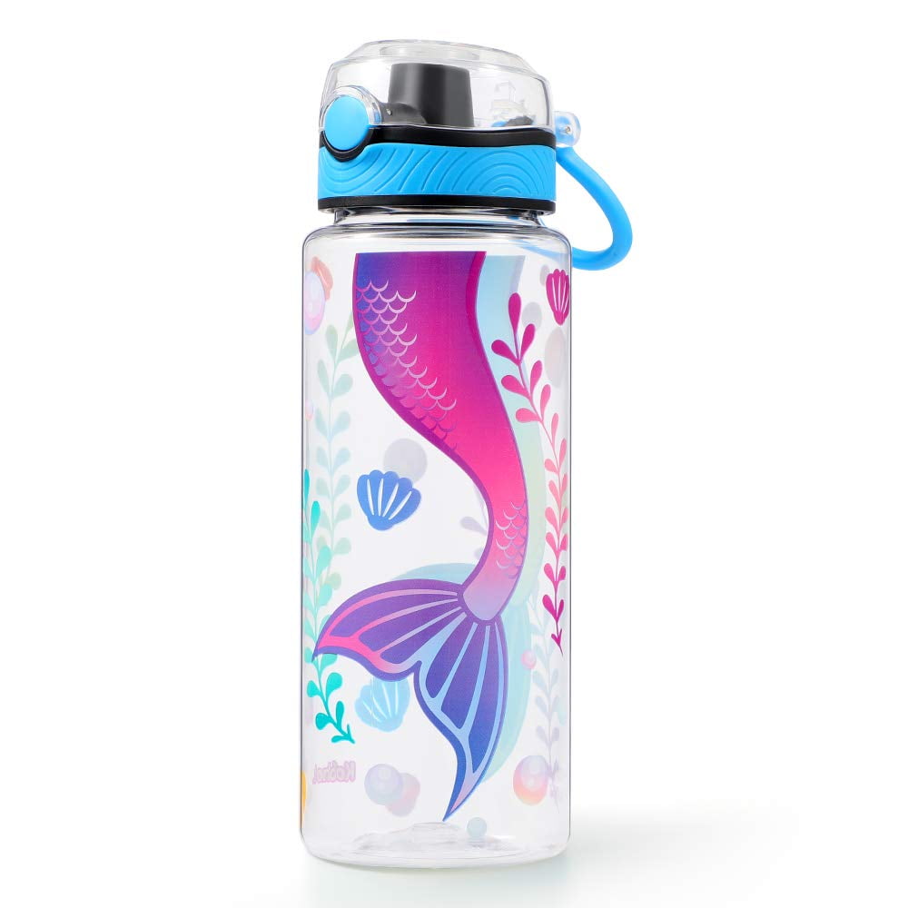Cute Water Bottle for School Kids Girls, BPA FREE Tritan & Leak Proof &  Easy Clean & Carry Handle, 23oz/ 680ml - Mermaid - Walmart.com