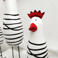 thumbnail image 4 of Cute Wood Wooden Chicken Chook Carving Figurines for Home Decor, Rooster Kitchen Decor, Living Room Decorations, 4 of 6