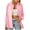 Pink, variant on Button up Shirts for Women Cotton Long Sleeve Womens Blouses Open Front Solid Collared Light Blue Shirt