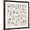 Brown Frame, variant on Art.com Hand-Drawn Vegetables Stretched Canvas Print Wall Art by Nikiparonak, 16" x 16"