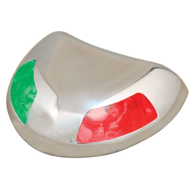 Luz LED Stealth II Series bicolor de montaje horizontal Perko 0615DP2STS con acabado de acero inoxidable