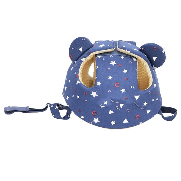 Casco de seguridad para niños pequeños, casco para bebé, cielo estrellado, casco de seguridad para niños, cojín para la cabeza, acabado de lujo