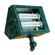 Dabmar Lighting DF5650-VG Solid Brass Area Flood Light- Verde Green