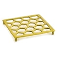 thumbnail image 3 of Spitiko Homes Square Metal Trivet Gold / 8'' x 8'', 3 of 8