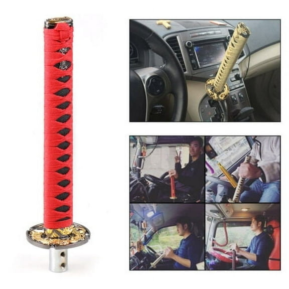 Racing Universal Car 260mm Samurai Sword Gear Shift Knob Shifter Katana Metal