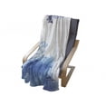thumbnail image 4 of Lighthouse Soft Flannel Fleece Throw Blanket, Nostalgic Watercolors Gull Anchor Tower Nautical Theme, Cozy Plush for Indoor and Outdoor Use, 70" x 90", Blue and White, by Ambesonne, 4 of 6