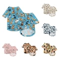 thumbnail image 2 of Dog Shirt Pet Sweater Lightweight Cartoon Animal Print Puppy Pullover Breathable Soft Pet Apparel for Small Medium Dogs Cats Light Brown All Season Pet T Shirt 1 Pack, 2 of 6