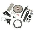 thumbnail image 2 of Kit de Cambio de Bicicleta Nikou con Volante de Inercia 46T Grupo de 8 Velocidades y Cadena, 2 of 15