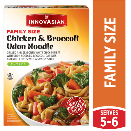 Innovasian Chicken & Broccoli Udon Meal, 30 oz (Frozen Meal)