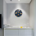 thumbnail image 5 of Yayeee Wall Clock Battery Operated 11.9" Silent Quartz Non-Ticking for Living Room Decor, Blue Capybaras, 5 of 8