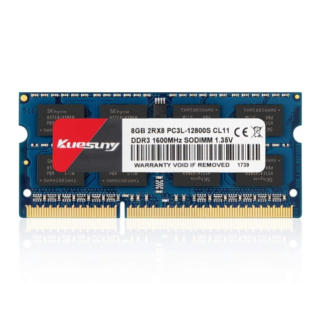 Memoria RAM Kuesuny 8 GB DDR3L/DDR3 1600 MHz 204 pines