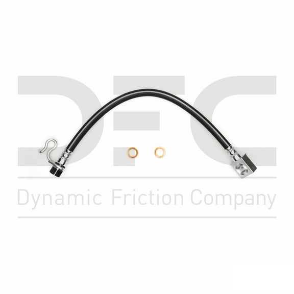 Rear Lower Right Dynamic Friction Company Brake Line Hose 350-54651 For 2010-2011 Ford F-150