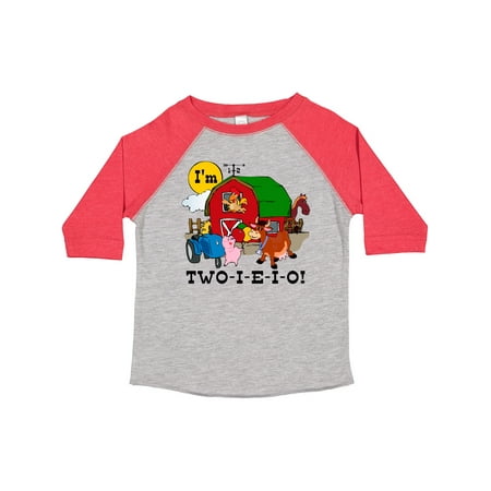 

Inktastic TWO-I-E-I-O Gift Toddler Boy or Toddler Girl T-Shirt