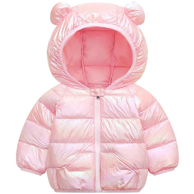 Abrigos de invierno para niños, bebés, niños, niñas, chaqueta ligera acolchada, capuchas de oso, ropa de abrigo infantil Xemadio WMCH-231
