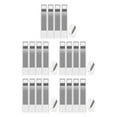 thumbnail image 1 of Shapeiony 24pieces Solid And Smooth Construction Pencil Refill Value Pack Carpenter Pencil Refill Refill Leads 5Set, 1 of 6