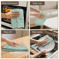 thumbnail image 6 of 2 Pcs Pioneer Flower Floral Print Pattern Kitchen Towels, Funny Microfiber Dish Towel Set, 18" X 26" Tea Towels, 6 of 6