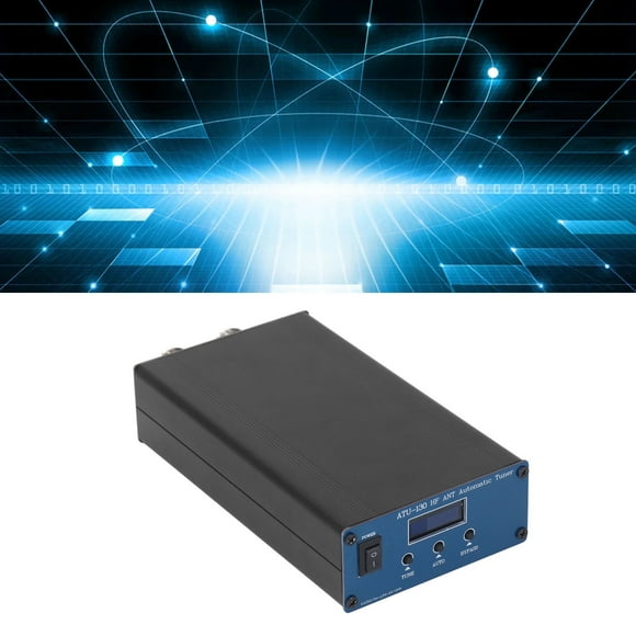 Shortwave Auto Antenna Tuner, UHF Connector 10-15VDC Automatic Antenna Tuner PIC Chip Fast Heat Dissipation for Most Radio Stations