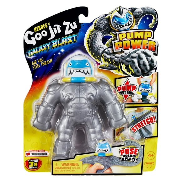 Heroes of Goo Jit Zu Season 6 Galaxy Blast Pump Power - Air Vac Steel Thrash