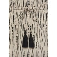 thumbnail image 5 of LASCANA Women's Sleeveless Printed V-Neck Dress Tassels, 5 of 5
