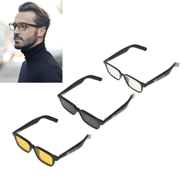Smart Glasses, Voice Control, Open Ear Sound, IP5 Waterproof, for IOS and for