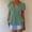 Green, variant on IUYRTFE Women's Short Sleeve Sweetheart Neck Drawstring Ruched Peplum Top Summer Casual A Line Blouse