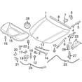 thumbnail image 3 of New Genuine BMW Sound Insulating Engine Hood (2008-2013) OE 51489141036, 3 of 10