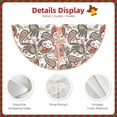 thumbnail image 3 of Bingfone Christmas Tree Skirt Mat Christmas Decoration Interior 48" -Paisley Floral, 3 of 6