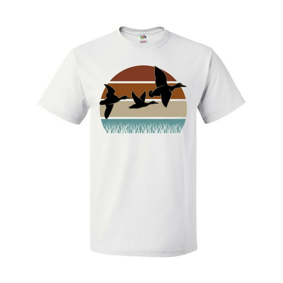 Inktastic Duck Hunting Retro Sunset Hunter T-Shirt