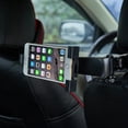thumbnail image 6 of Car Mount Headrest for Samsung Galaxy S25/Edge/Plus/Ultra - Holder Back Seat Cradle Swivel Dock Entertainment, 6 of 6