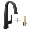 thumbnail image 4 of Moen S55005BL Nio Single Handle Bar Faucet in Matte Black, 4 of 7
