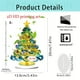 thumbnail image 3 of Adorno navideño colorido para árbol de Navidad | Adorno navideño plano de acrílico 2D | Decoración de escritorio resistente y multicolor | Centro de mesa para fiestas | Fácil de instalar para, 3 of 3