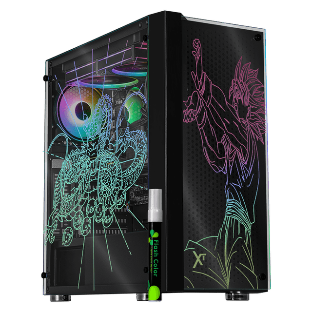Xtreme PC Gaming AMD Radeon RX 9060 XT Ryzen 7 5700 32GB SSD 1TB Sistema Liquido WIFI Black