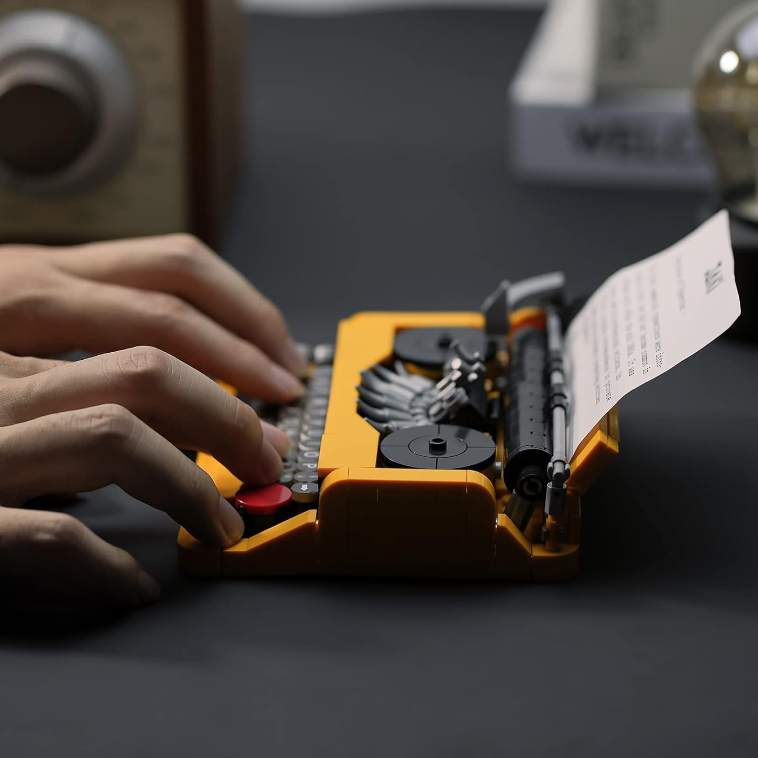 Typewriter Building Set Compatible with Lego for Adults,Ideas Cute Building Toys for Girls 8-14 Years,Christmas Toys for Kids